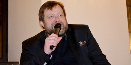 Z Olafem Lubaszenką w dobieszowickim dworku