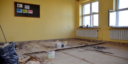 Trwają prace remontowe w placówkach oświatowych