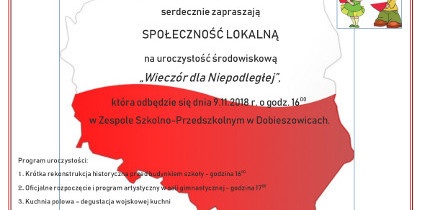 Wieczór dla Niepodległej w Dobieszowicach