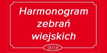 Harmonogram zebrań wiejskich