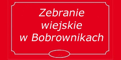 Zebranie wiejskie w Bobrownikach