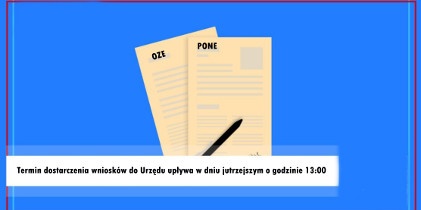 Do jutra można składać wnioski