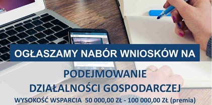 Konkurs na podejmowanie działalności gospodarczej