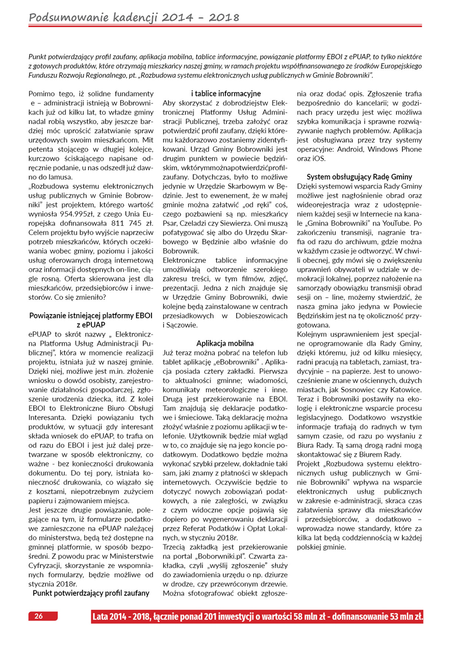 podsumowanie kadencji - publikacja