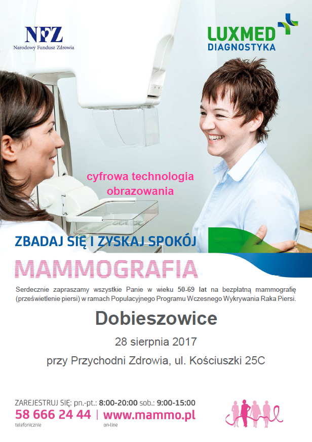 plakat - Zrobiłaś już mammografię?